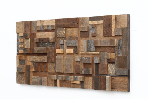 Large wooden wall art deals
