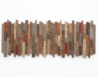 Wood wall art made of old barnwood, different sizes available, Large wall art, wood wall sculpture, reclaimed wood art