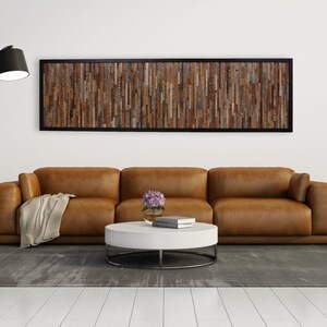 Wood wall art, made of old barnwood, Different Sizes Available. Large art, wood wall sculpture image 4