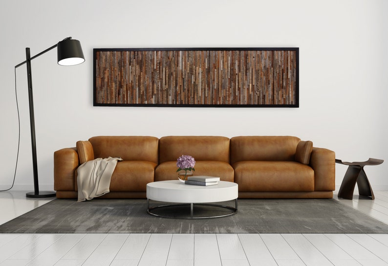 Wood wall art, made of old barnwood, Different Sizes Available. Large art, wood wall sculpture image 4