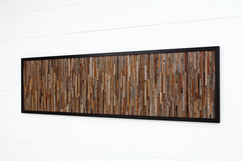 Wood wall art, made of old barnwood, Different Sizes Available. Large art, wood wall sculpture image 2