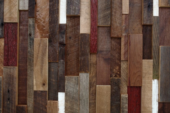 Wood Wall Art Made Of Old Reclaimed Barnwood Different Sizes Etsy