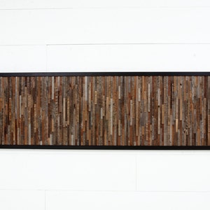 Wood wall art, made of old barnwood, Different Sizes Available. Large art, wood wall sculpture image 1