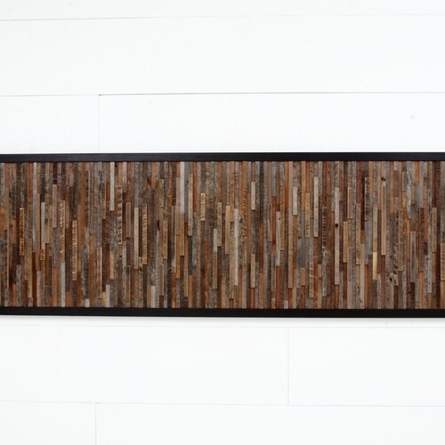 Reclaimed Wood Wall Art Made of Old Barnwood Different Sizes Etsy