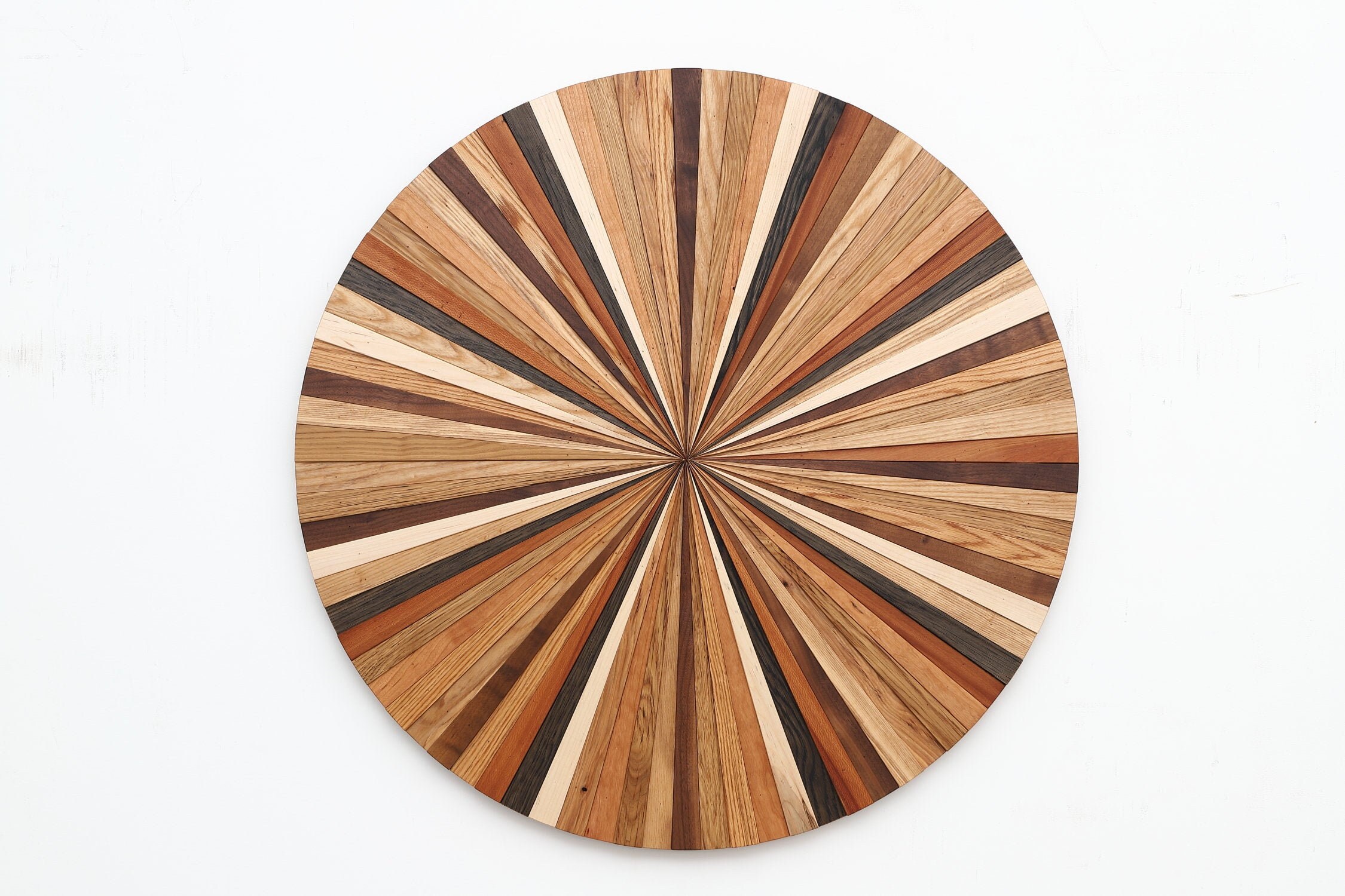 Round wood wall art circle wood wall art large wall art Etsy