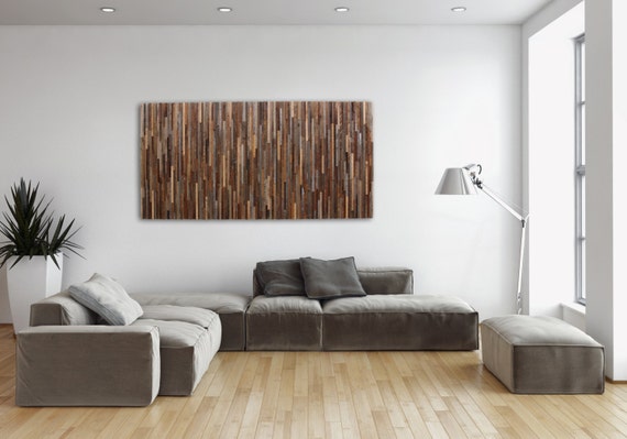 Reclaimed Wood Wall Art Made Of Old Barnwood Different Sizes Etsy