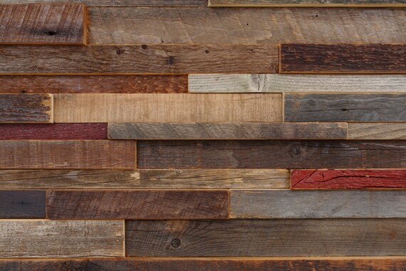 Wood Wall Art Made Of Old Reclaimed Barnwood Different Sizes Etsy