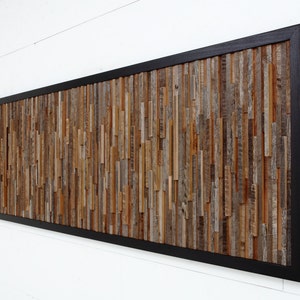 Wood wall art, made of old barnwood, Different Sizes Available. Large art, wood wall sculpture image 3