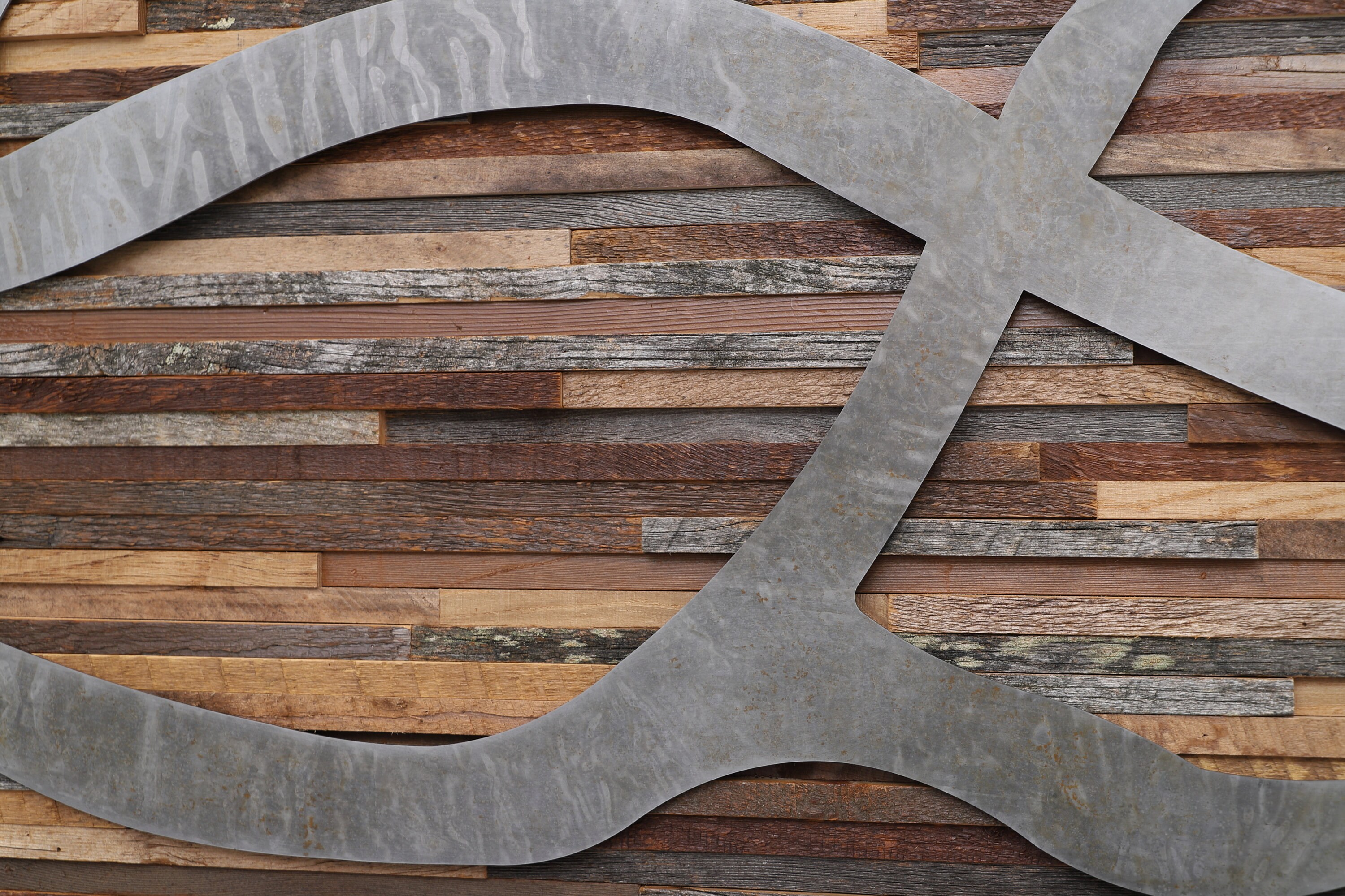 Windswept Tree Wall Art Wood & Metal Wall Art Large Wall Etsy