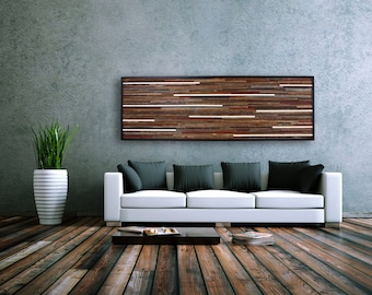 Reclaimed wood wall art made of old barnwood, Different Sizes Available, Large wall art, Large art, wood wall sculpture