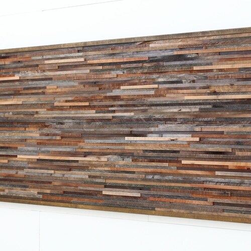 Reclaimed Barnwood Wall Art Modern Wood Wall Art Large Wood Etsy