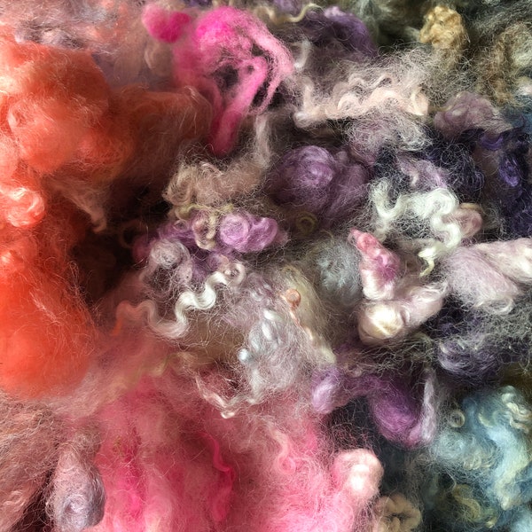 Dyed Border Leicester Curls