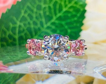 SP016 Padparadscha CZ 925 Sterling Silver Pendant