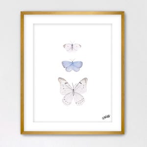 Stampa artistica ad acquerello Butterfly Pick & Choose, dipinto personalizzato per la festa della mamma, regalo per il mese di nascita, aborto spontaneo, mamma, nonna, famiglia, dolore