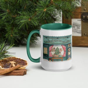 Christmas Shop Around the Corner Movie Inspired Coffee Cup | You’ve Got Mail Mug | Watercolor Print | Don&#39;t Cry Shopgirl | Meg Ryan Holiday