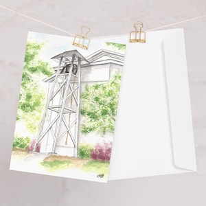 Universität von Georgia Stationär | Kapelle Glocke Grußkarten | UGA Alumni Geschenk | UGA Abschlussgeschenk