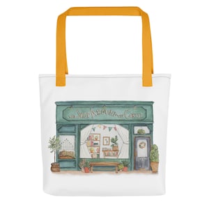 Women’s Tote Shop Around the Corner Bag You’ve Got Mail Gift Writer Planner, Shopgirl Meg Ryan Bookstore 90s RomCom Gift Bridesmaid Gift