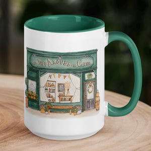 You’ve Got Mail Mug Fall The Shop Around the Corner Movie Coffee Cup Watercolor Print Don&#39;t Cry Shopgirl Meg Ryan Fall New York Bookstore