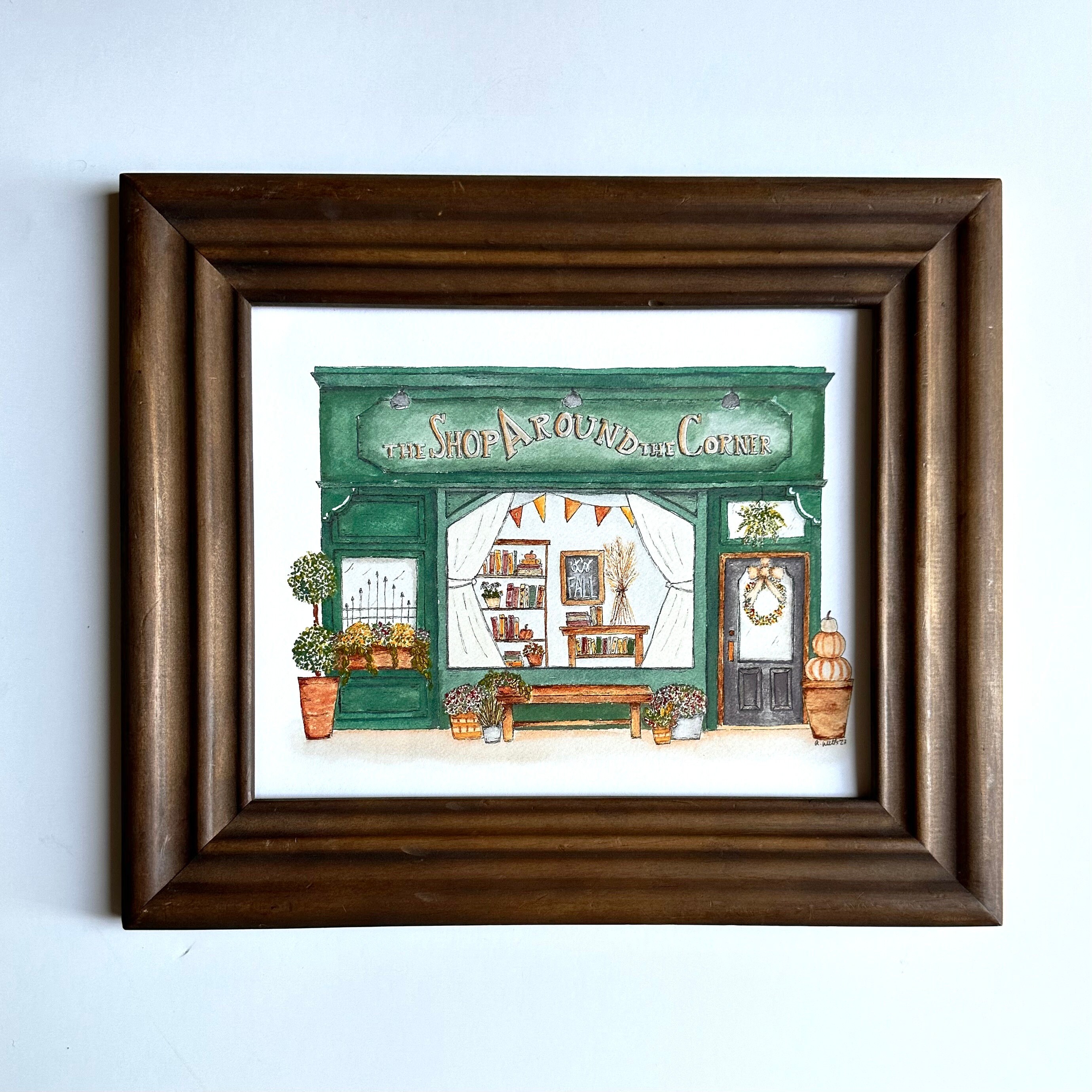 Youve Got Mail Shop Print Fall Shop Around the Corner Wall Art ...