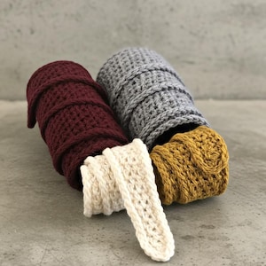 Patrón Ganchillo | Bufanda Cuello, Pañuelo, Cinta pelo | Szydełkowy plik PDF