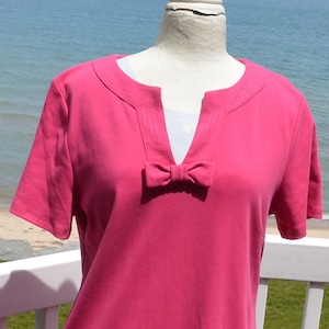Vintage Talbots Pink Cotton Dress - US Size L - UNUSED