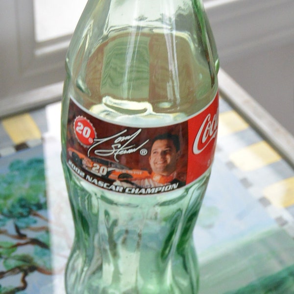 SALE! Coca Cola Bottle - Tony Stewart, 2002 Nascar Champion, Coke Logo/Trademark, Great Gift - Vintage -Rare, Fabulous!