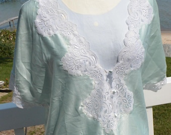 Christian Dior Pyjamas Set: Grüne Spitzen Unterwäsche, US Größe M, Vintage, SALE!