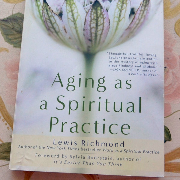 SALE! Book, Aging as a Spiritual Practice -  Lewis Richmond, Paperback, Great Buddhist Perspective -  Vintage - Rare, Fabulous!