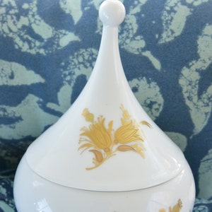 SALE! Rosenthal Covered Bowl -UNUSED - Studio Line, Germany, Elegant Gold/White, Great Gift -Vintage - Rare, Fabulous!!