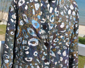 Vintage 1980s Jaclar Soft Style Men's Full Zip up Track Jacket