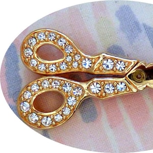 VERKOOP! Swarovski-schaarbroche - gesigneerd, sprankelende Swarovski&#39;s, zwaanlogo, geweldig cadeau - vintage - zeldzaam, fantastisch!
