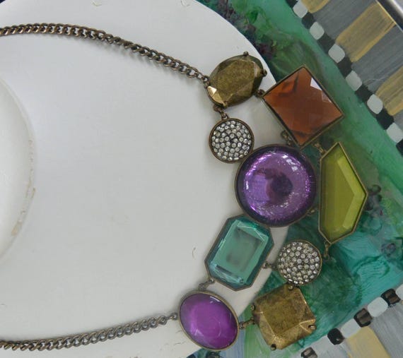 Kenneth Jay Lane  Necklace - UNUSED - Signed, Mul… - image 7