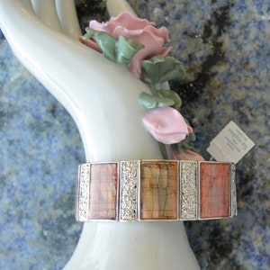 SALE! Lia Sophia Cupcake Bracelet - UNUSED - Gorgeous Multi Colors, Original Tag, Great Gift- Vintage - Rare,  Fabulous!