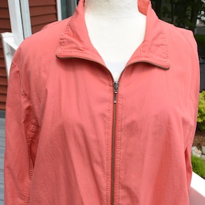 SALE! Chico&#39;s Woman&#39;s Jacket - Front Zip, Lightweight, Cotton, Chico Size 3, Great Gift - Vintage - Rare,  Fabulous!