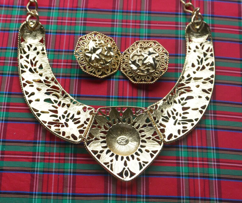 Jose Barrera Set Fabulous! Necklace Earrings Spanish Collection Vintage