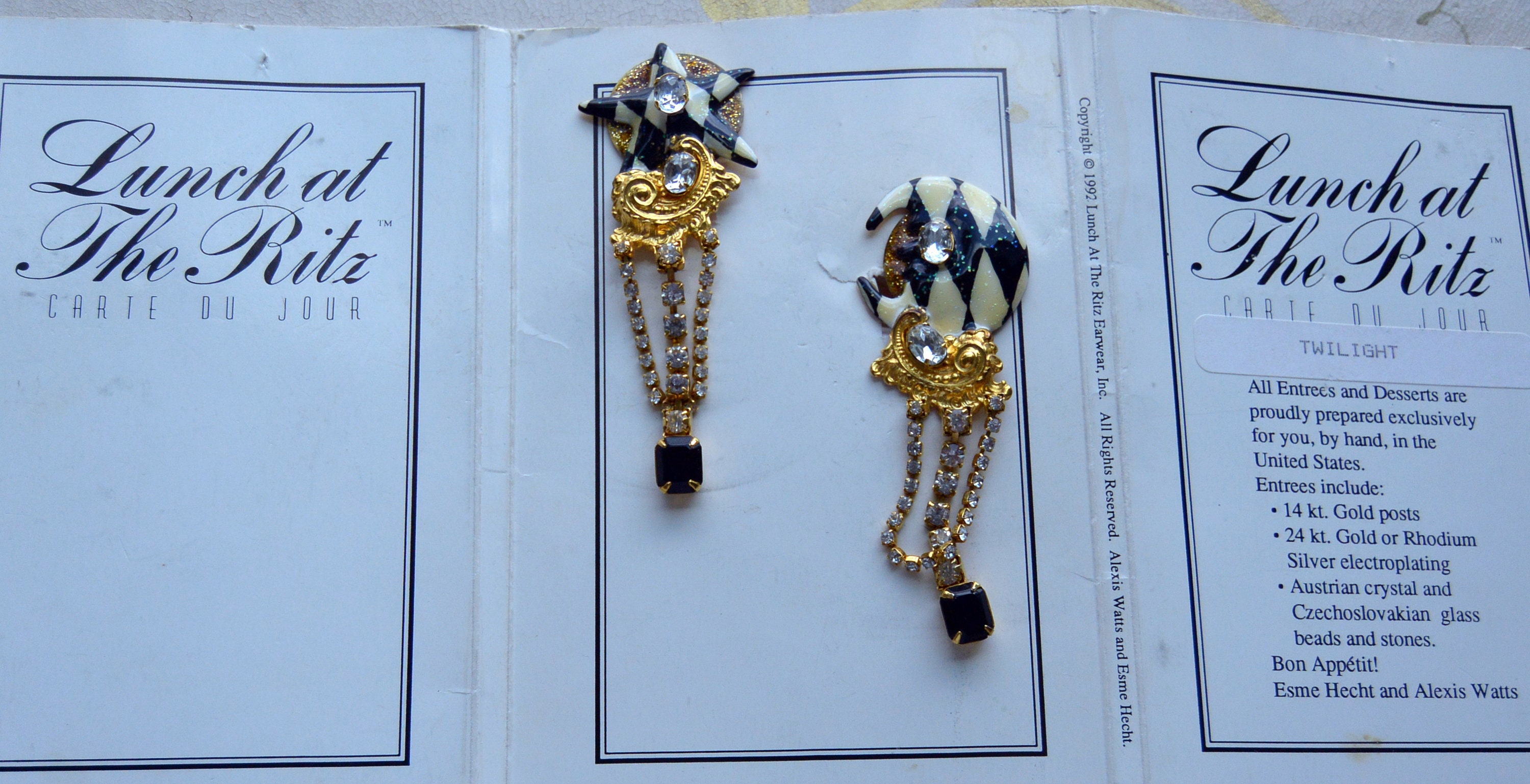 Boucles d'oreilles anciennes en d'occasion - Bijouterie Harcaut