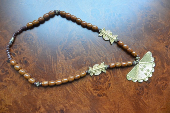 SALE! Ivory Coast Necklace- Hand Made African Bea… - image 9