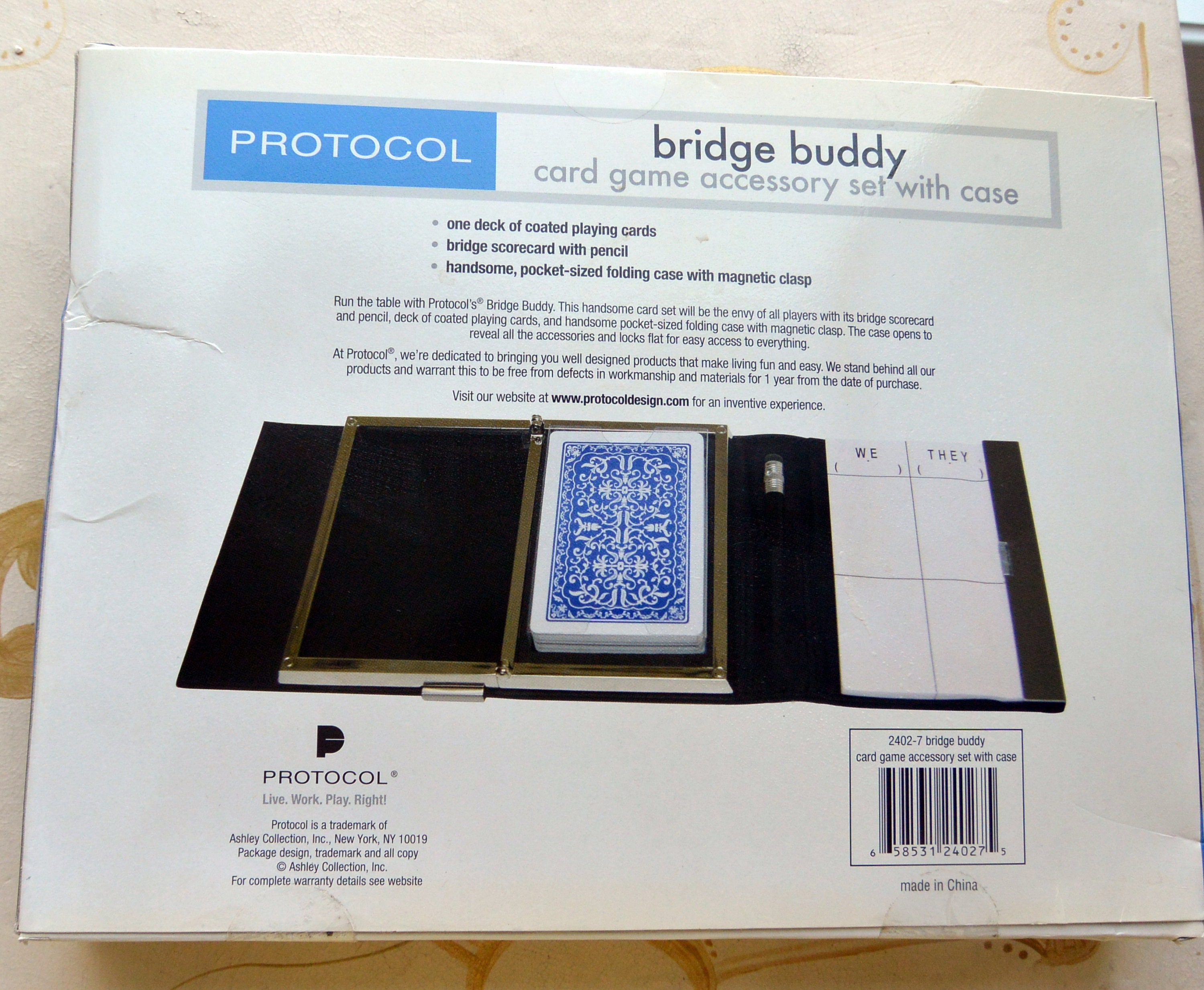 Bridge Buddy Card Set: Unused, Boxed Gift for Players, Vintage 