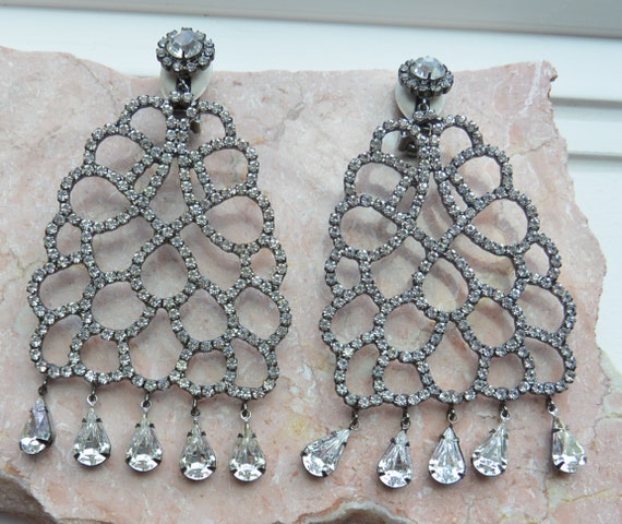 Sale! KJL Diamante Necklace/Earrings Set - UNUSED… - image 5