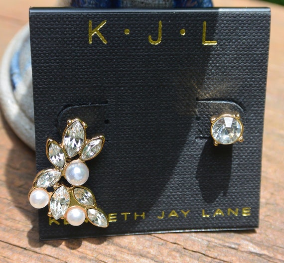 SALE! Kenneth J Lane Earrings - UNUSED - Signed, … - image 6