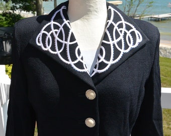 St John Knit Jacket - UNUSED - Evening by Marie Gray, Elegant