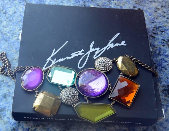 Kenneth Jay Lane  Necklace - UNUSED - Signed, Mul… - image 2