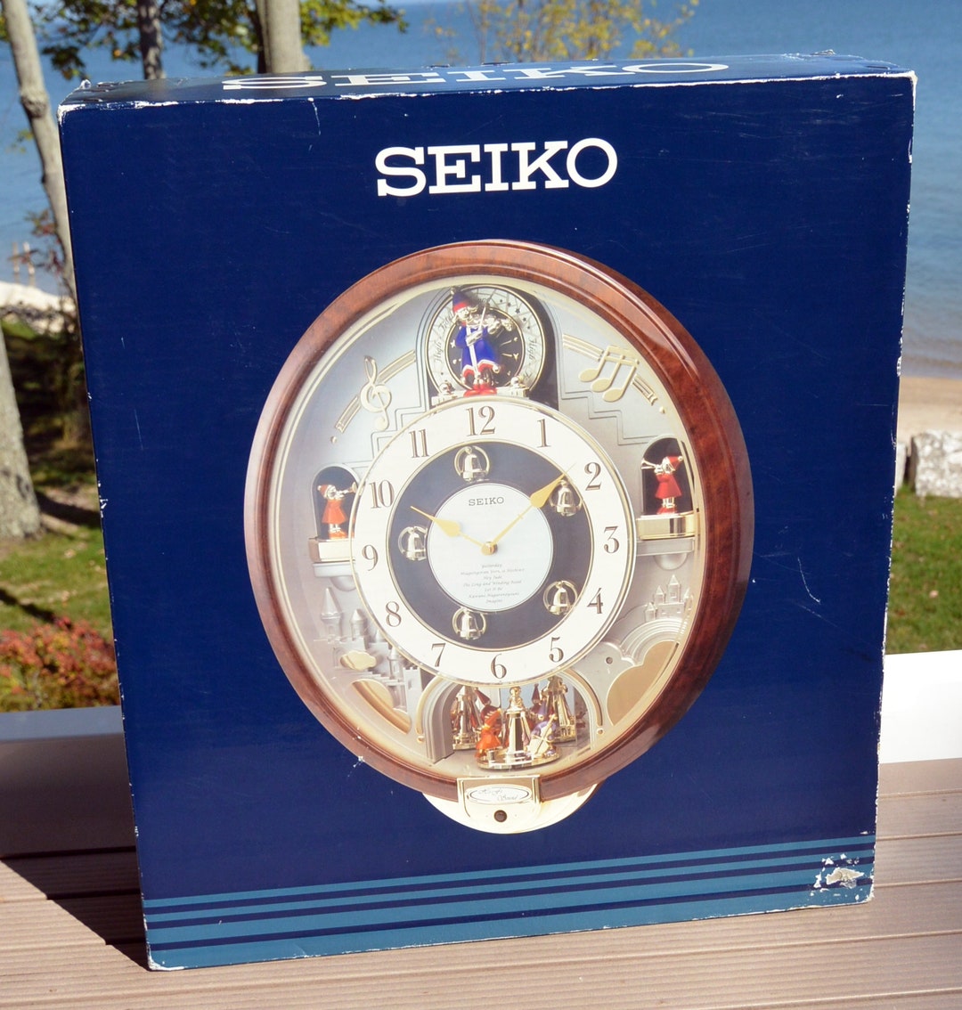Seiko Music Clock 7 Beatles Songs Moving Parts Original Etsy