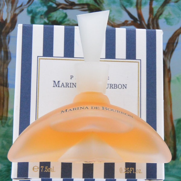 SALE! Marina de Bourbon Perfume, Paris- UNUSED - 1 Oz, Boxed, Beautiful Bottle, Great Gift - Vintage - Rare, Fabulous!