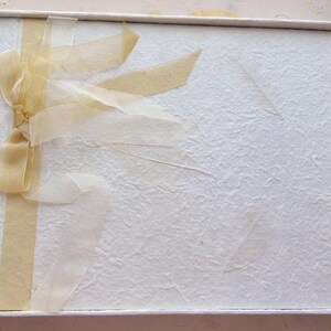 New Notebook- UNUSED-  Hand Made Paper, Thailand, Box, 28 Pages, Vintage, SALE!