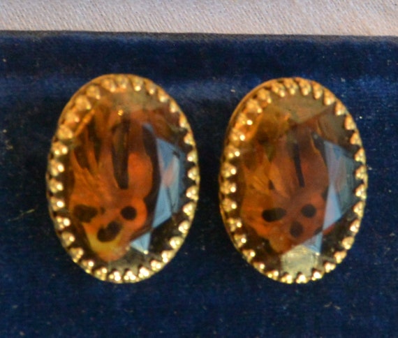 SALE! Elsa Schiaparelli Earrings - Signed, Gorgeo… - image 1