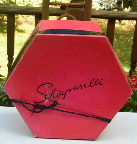 48 HR SALE! Elsa Schiaparelli Hat Box - Pink, Hexa