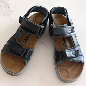 SALE! Birkenstock Sandals - UNUSED- Newalk Fire, Black, European Men Size E 45/US 12, Great Gift - Vintage - Rare, Fabulous!