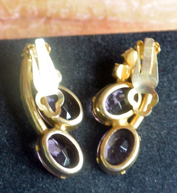 SALE! Juliana D&E Earrings - Lavender Cabochons, … - image 5