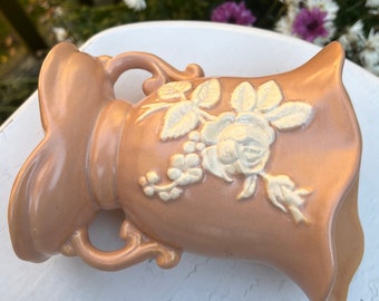 Weller US Pottery Vase: roze rozen, handgesigneerd, antiek, UITVERKOOP!